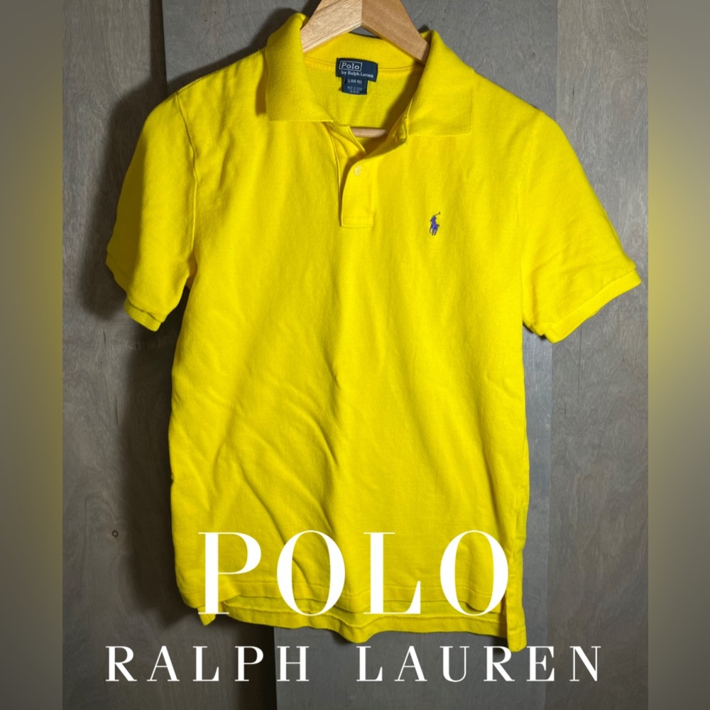 Polo Ralph Lauren Kids Yellow Polo Shirt Large